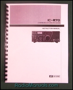 Icom IC-R70 Instruction Manual
